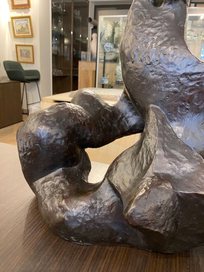 Henri LAURENS (1885-1954) (04447) - Groupe de sirènes, 1938, - Bronze à patine…