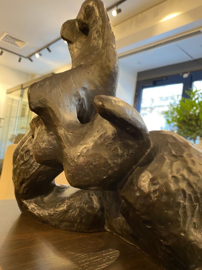 Henri LAURENS (1885-1954) (04447) - Groupe de sirènes, 1938, - Bronze à patine…