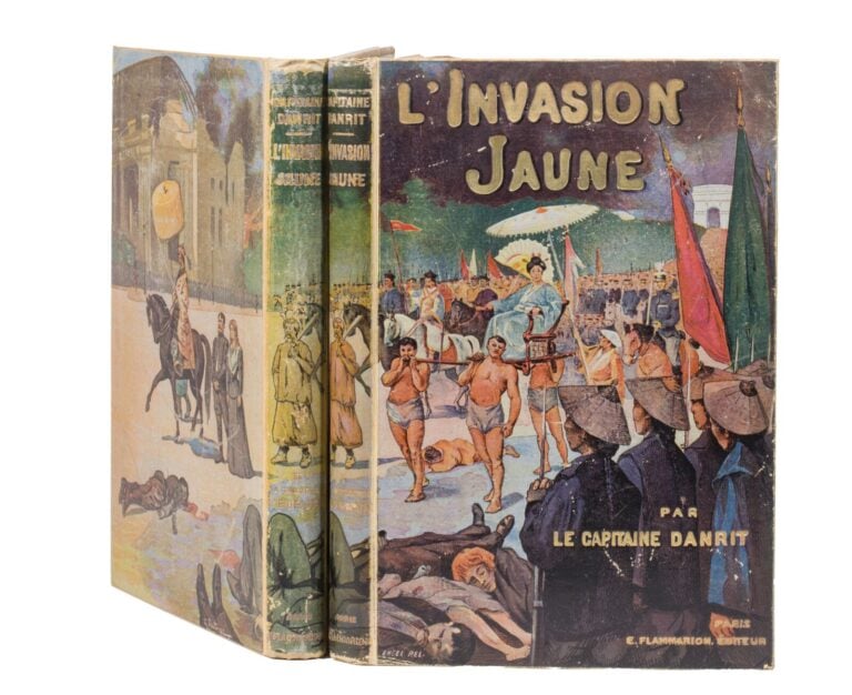 L'Invasion jaune par le capitaine Danrit. Illustration par G. Dutriac. Paris, E…