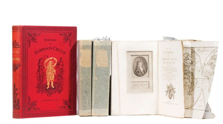 La vie et les aventures de Robinson Crusoë par Daniel Defoe. Illustrations hors…