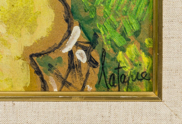Louis LATAPIE (1891-1972) - La Bossue - Huile sur papier marouflé sur toile, si…
