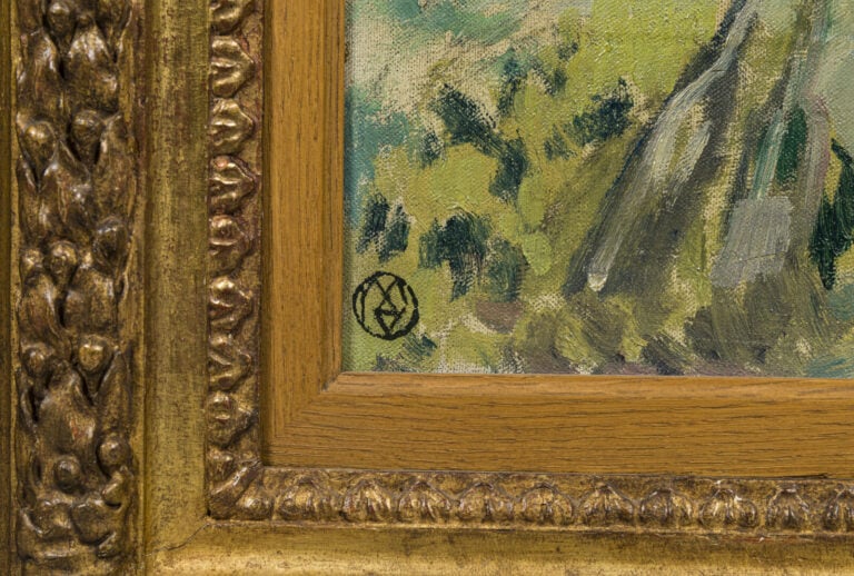 Maurice DENIS (1870-1943) - Pique-nique dans le bois de sapins - Huile sur toil…
