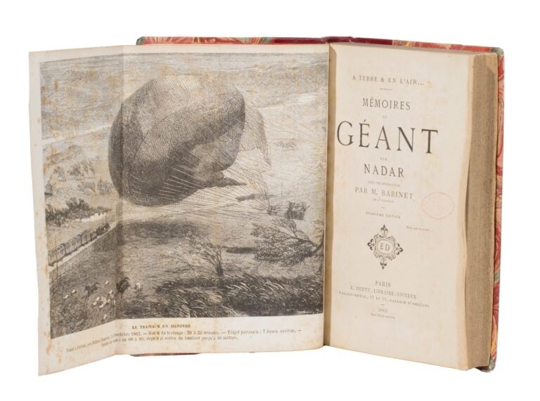Mémoires du Géant par Nadar. Paris, E. Dentu, 1865 (mention de 2e éd.). - In-12…