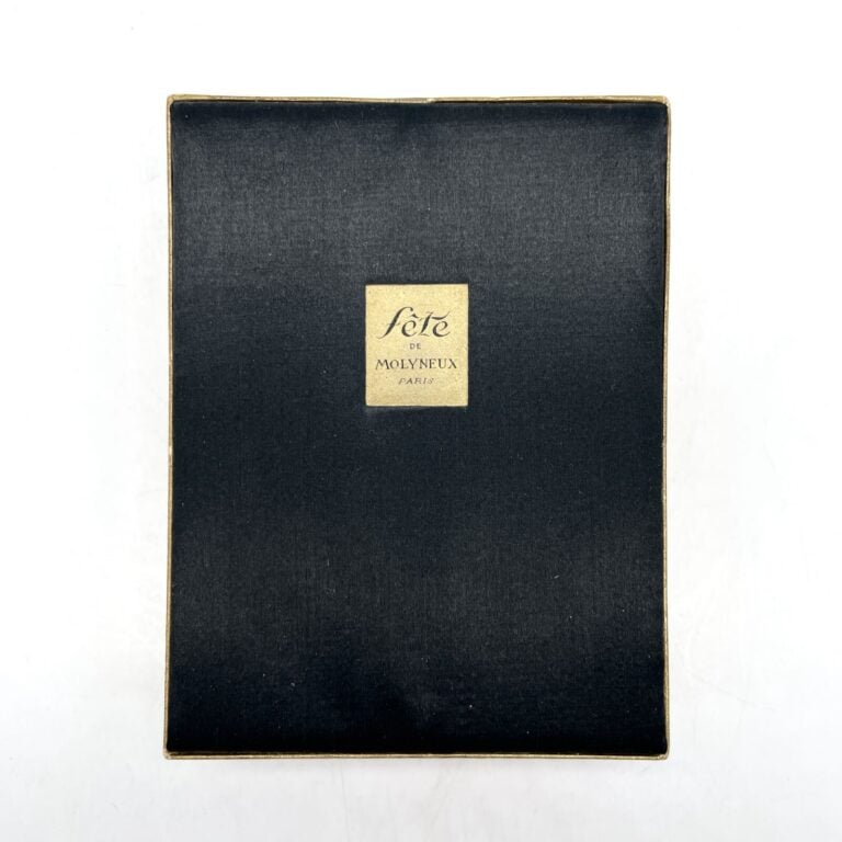 MOLLINO, "La fête", (1935), flacon en cristal dans sa boîte d'origine, H.11 cm…