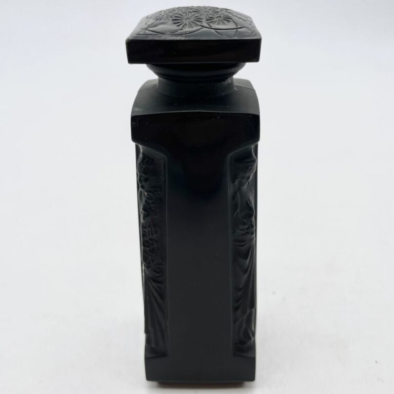 ORSAY, "L'Ambre", (1914), flacon en cristal noir de René Lalique - H. 13 cm