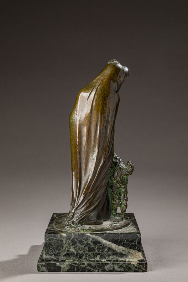 Pierre- Marie POISSON (1876-1953) (04437) - Jeune fille berbère et sa chèvre -…