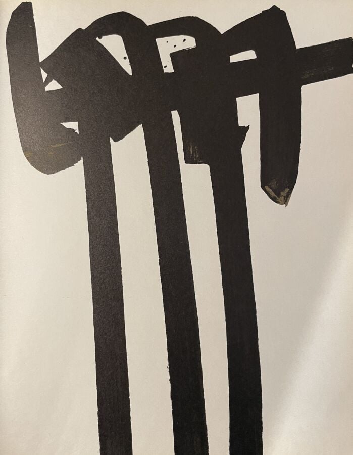 PIERRE SOULAGES (1919- 2023) - Composition - Lithographie sur papier conçue pou…