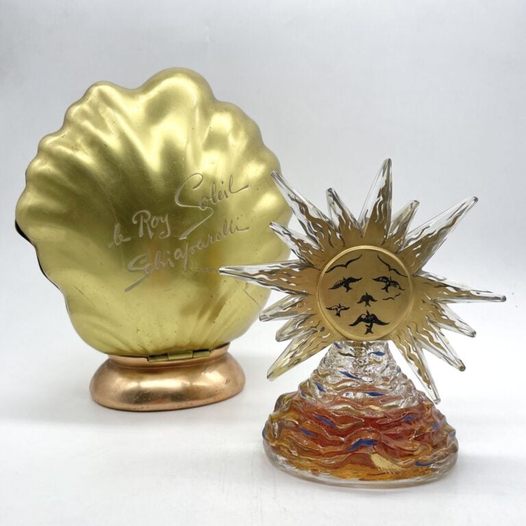 SCHIAPARELLI, "Roi soleil", (1955), flacon de Salvador DALI, signé, le bouchon…