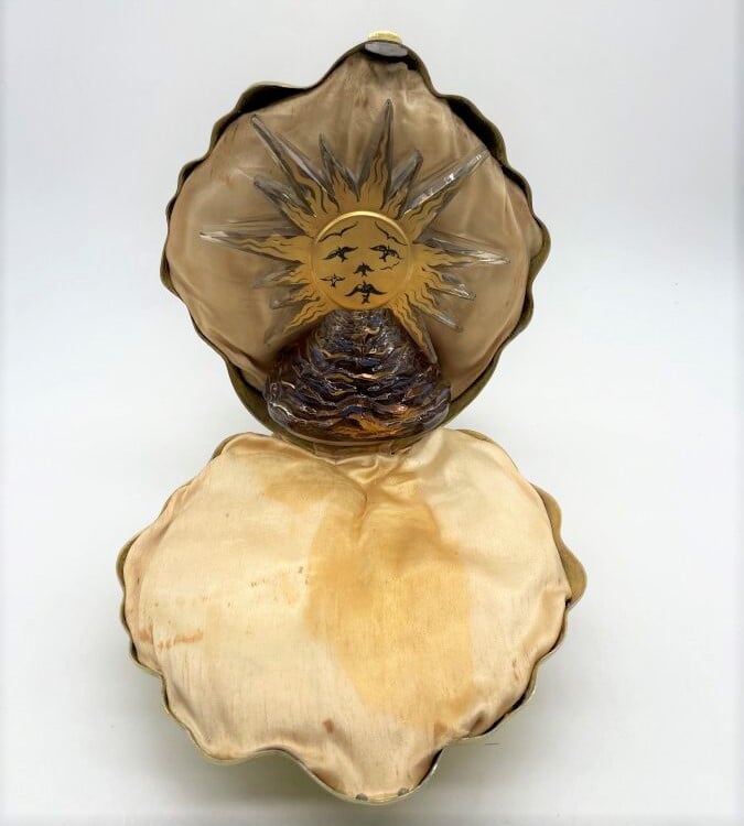SCHIAPARELLI, "Roi soleil", (1955), flacon de Salvador DALI, signé, le bouchon…