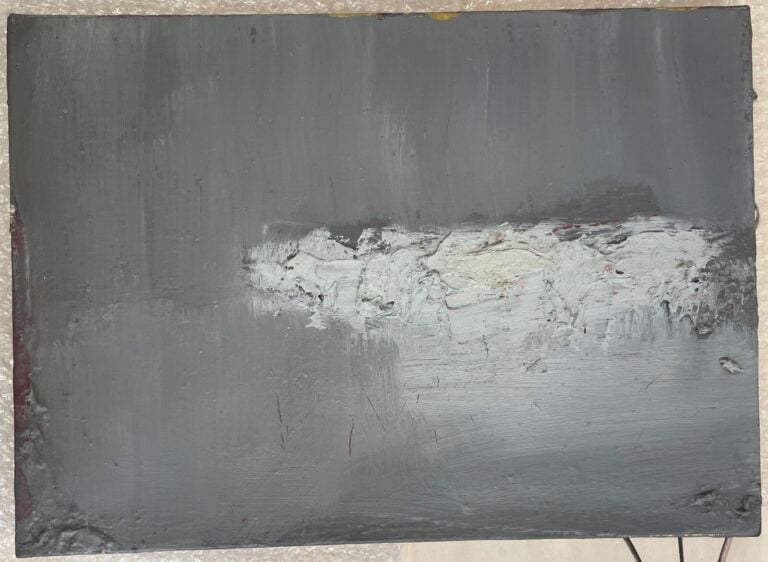 TAL COAT (1905-1985) - Composition abstraite en gris - Huile sur toile - 33x46…