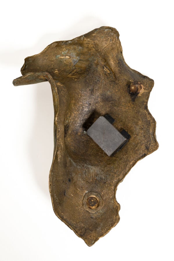 Vassilakis TAKIS (1925-2019) - Magnetic evidence - Sculpture en bronze à patine…