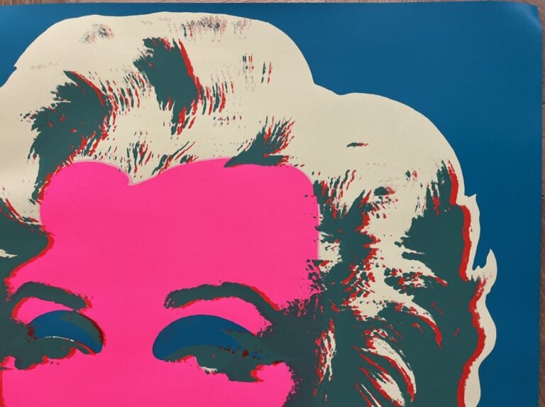 Andy WARHOL (1928-1987) d'après ((03980) - Marilyn Monroe - Sérigraphie en coul…