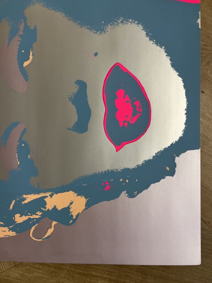 Andy WARHOL (1928-1987) d'après ((03980) - Marilyn Monroe - Sérigraphie en coul…