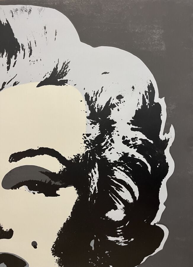 Andy WARHOL (1928-1987) d'après (03980) - Marilyn Monroe - Sérigraphie en coule…