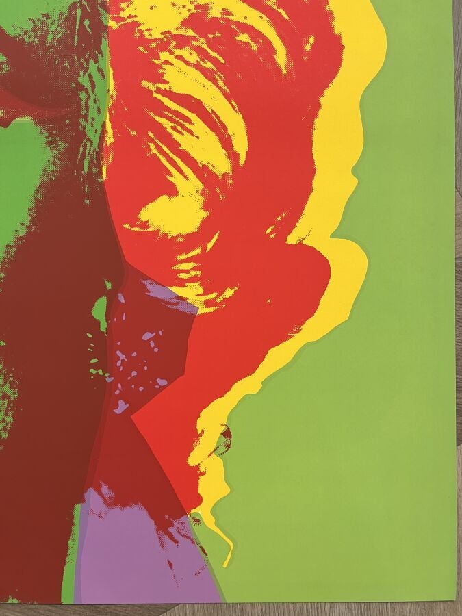 Andy WARHOL (1928-1987) d'après (03980) - Marilyn Monroe - Sérigraphie en coule…
