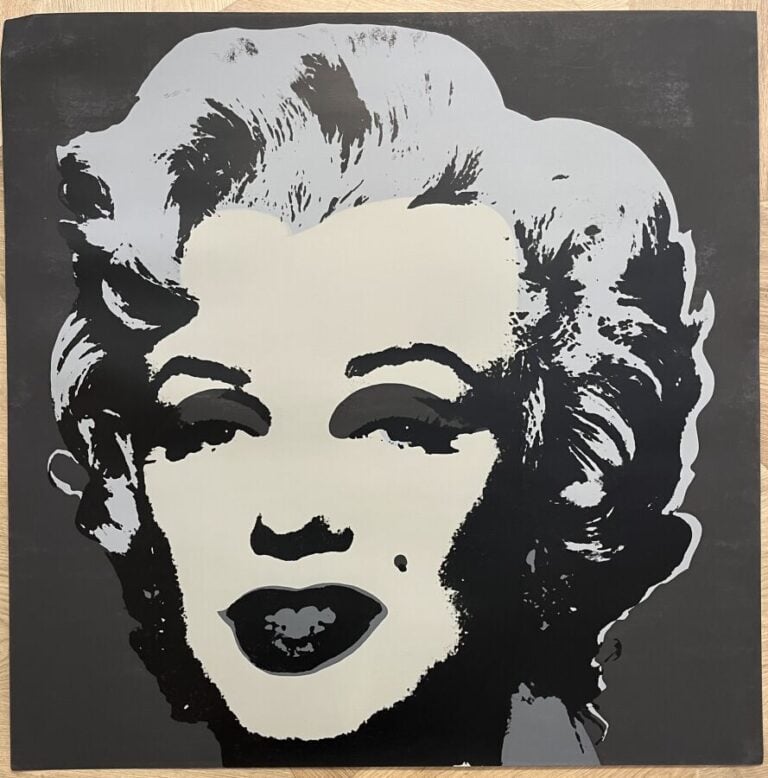 Andy WARHOL (1928-1987) d'après (03980) - Marilyn Monroe - Sérigraphie en coule…