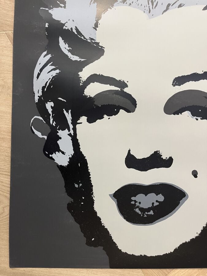 Andy WARHOL (1928-1987) d'après (03980) - Marilyn Monroe - Sérigraphie en coule…