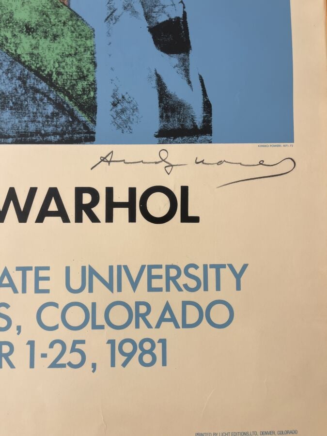 Andy WARHOL (1928-1987) d'après - Kimiko Powers, Colorado State University, For…
