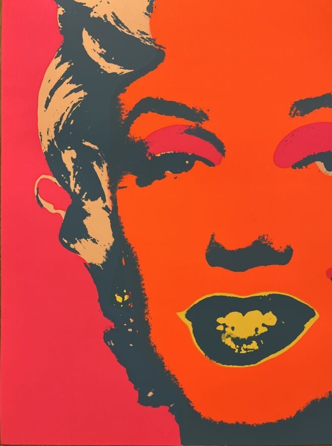 Andy WARHOL (1928-1987) d'après - Marilyn Monroe - Sérigraphie en couleurs, édi…