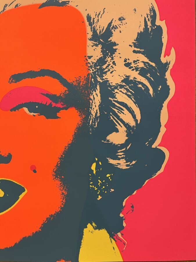 Andy WARHOL (1928-1987) d'après - Marilyn Monroe - Sérigraphie en couleurs, édi…