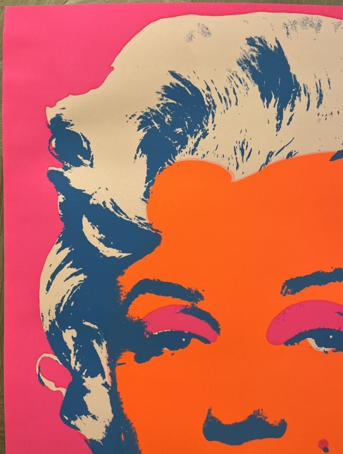 Andy WARHOL (1928-1987) d'après - Marilyn Monroe - Sérigraphie en couleurs, édi…