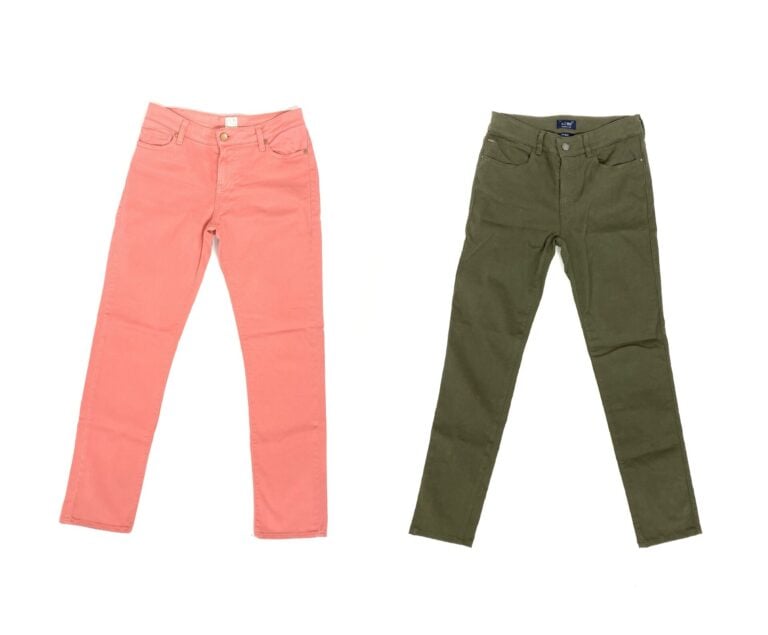 ARMANI JEANS, DES PETITS HAUTS - Lot de deux pantalons slim en coton stretch :…