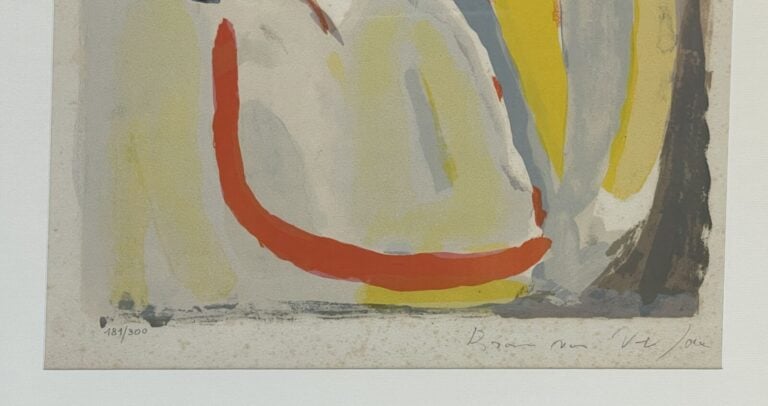 Bram VAN VELDE (1895-1981) - Matin, 1969 (Rivière 54) - Lithographie en couleur…