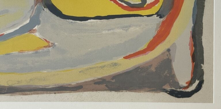 Bram VAN VELDE (1895-1981) - Matin, 1969 (Rivière 54) - Lithographie en couleur…