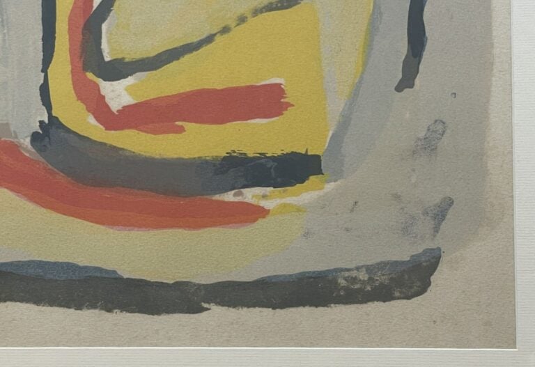 Bram VAN VELDE (1895-1981) - Matin, 1969 (Rivière 54) - Lithographie en couleur…