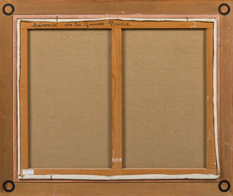 Émile MANGENOT (1910-1991) - Sérénité de la Grande Brière - Huile sur toile, si…
