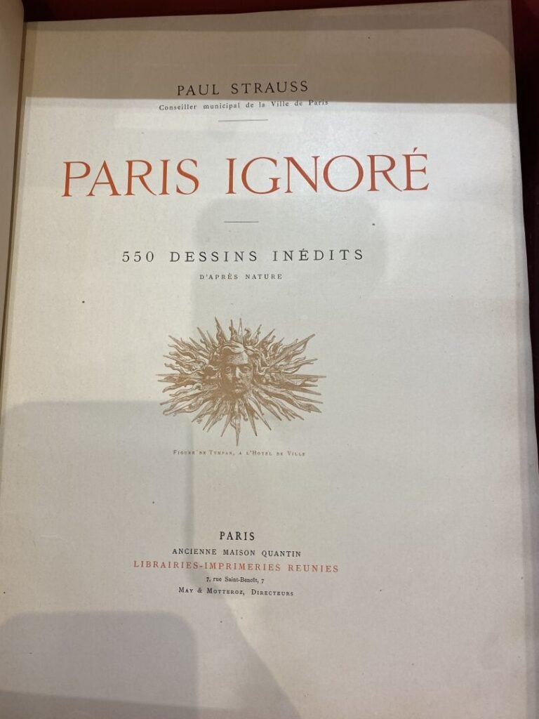 Ensemble de 4 livres ("Paris Ignoré" - Paul Strauss / "Paris Pittoresque" - Lou…
