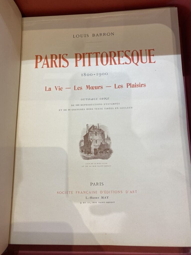 Ensemble de 4 livres ("Paris Ignoré" - Paul Strauss / "Paris Pittoresque" - Lou…