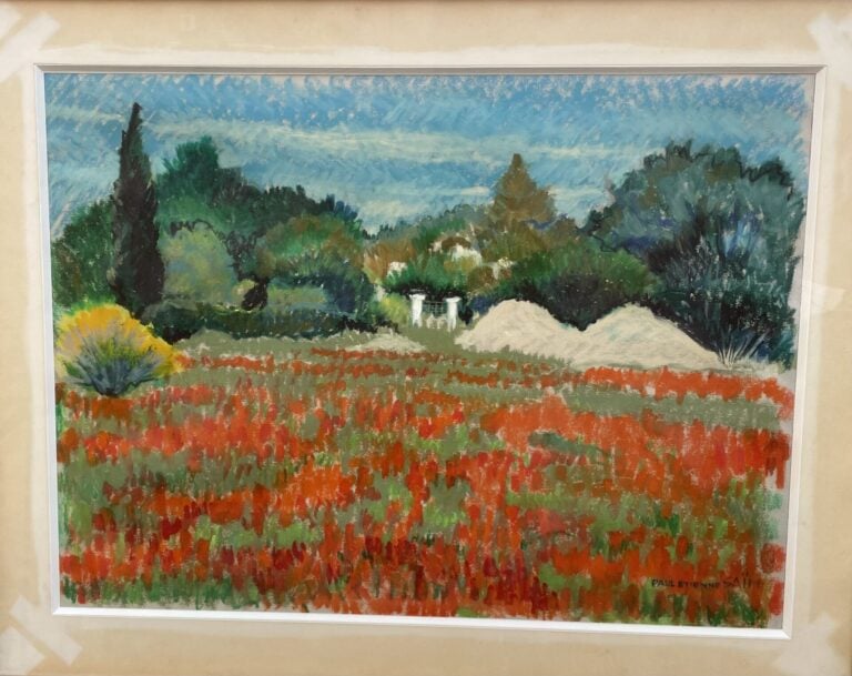 Ensemble de tableaux, pièces encadrées comprenant les quais de Paris, huile sur…