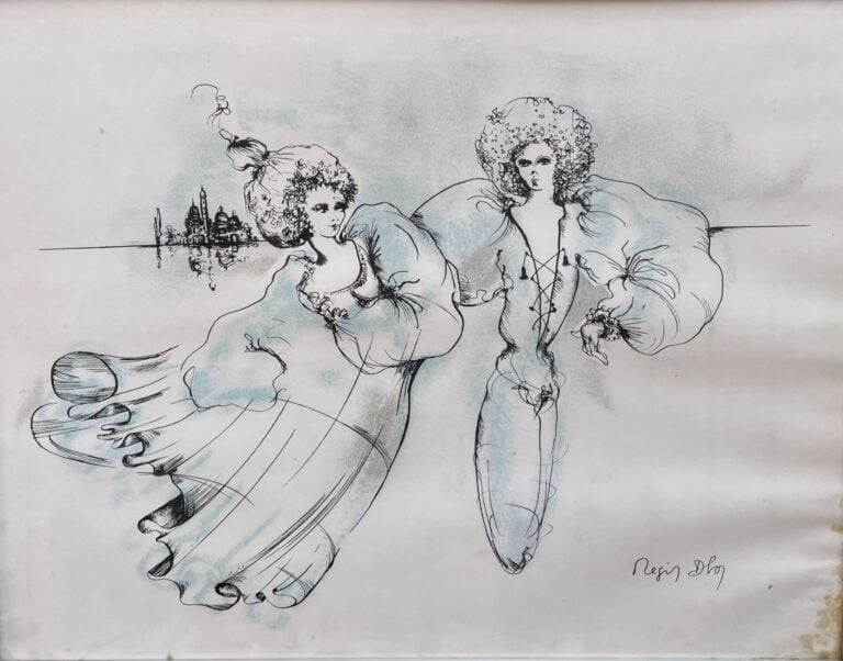 Ensemble de tableaux, pièces encadrées comprenant les quais de Paris, huile sur…