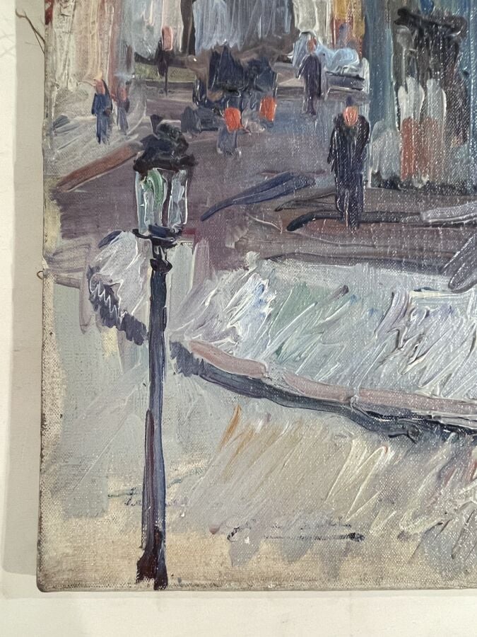 GEN PAUL (1895-1975) - Le moulin de la galette - Huile sur toile - 54x64.5 cm -…