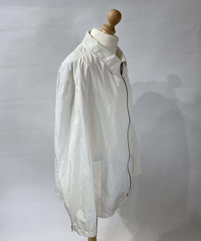 GIANFRANCO FERRÉ - Double veste pour homme en toile blanche : une sous-veste sa…
