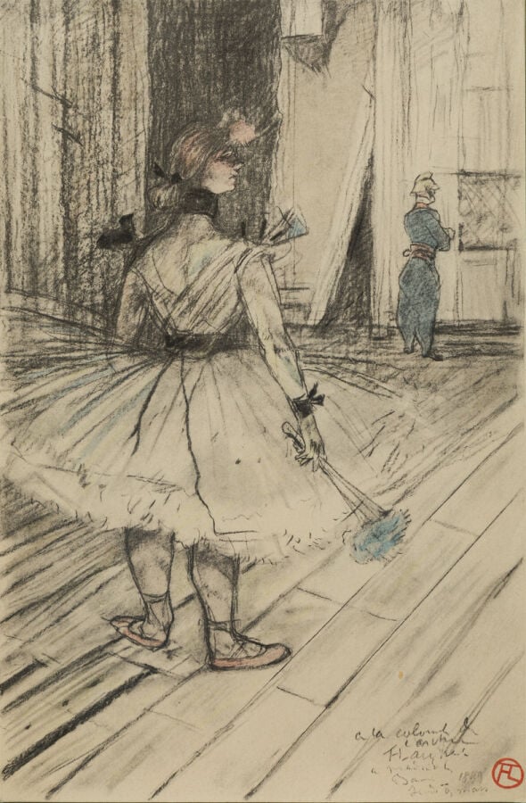 Henri de TOULOUSE- LAUTREC (1864-1901) d'après - L'Ecuyère, Danseuse - 2 lithog…