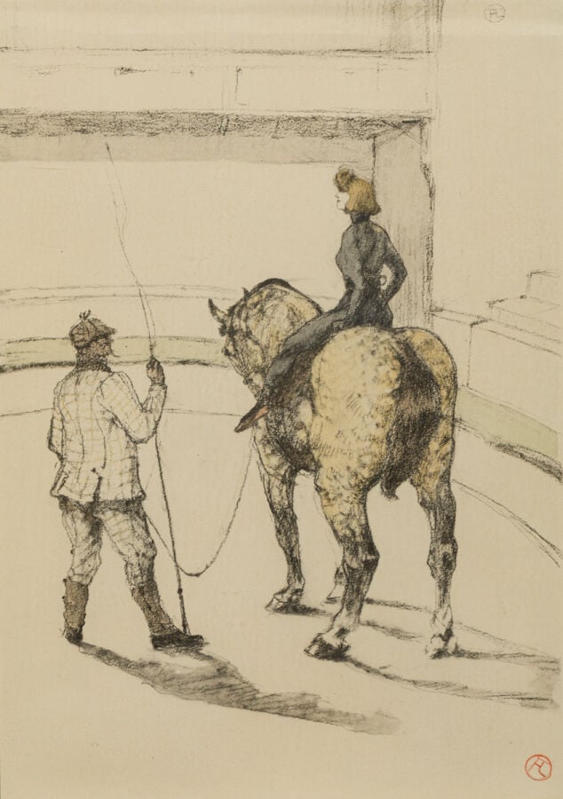 Henri de TOULOUSE- LAUTREC (1864-1901) d'après - L'Ecuyère, Danseuse - 2 lithog…