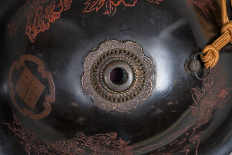 JAPON - Fin de la période Edo (premier quart du XIXe siècle) - CASQUE de cavali…