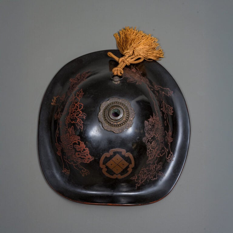 JAPON - Fin de la période Edo (premier quart du XIXe siècle) - CASQUE de cavali…
