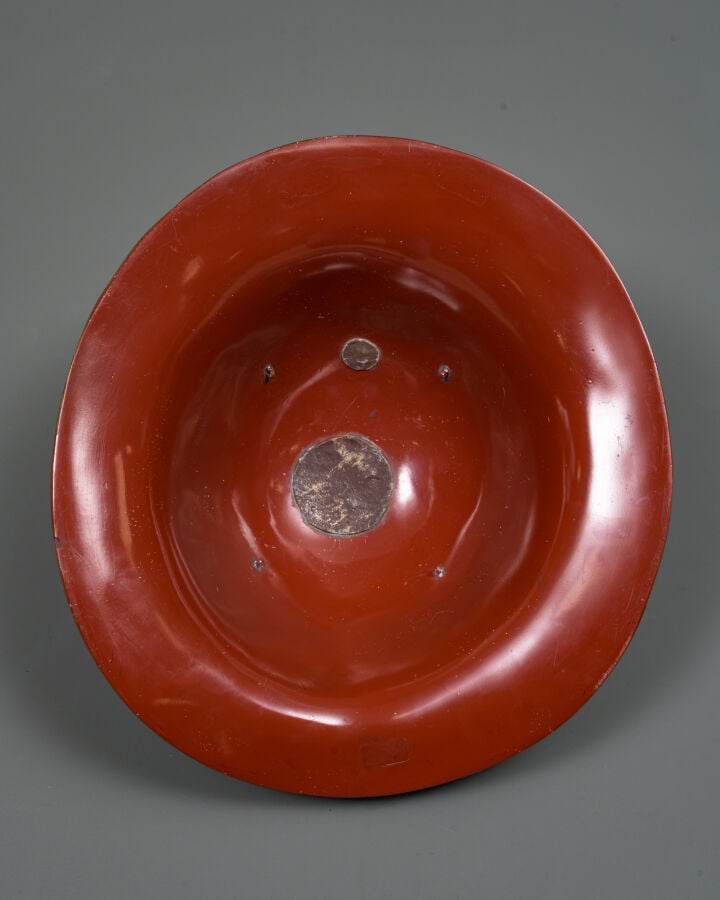 JAPON- Fin de la période Edo (premier quart du XIXe siècle) - CASQUE de cavalie…