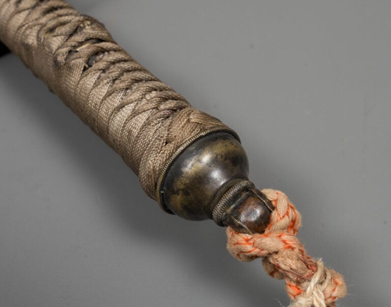 JAPON - Période Edo (1600-1868) - ARME DE MELEE japonaise tecchi'jitte 鉄地十手 en…
