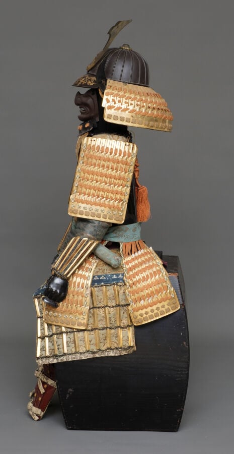 JAPON - Période Meiji (1868-1912). - ARMURE pour poupée yoroi 鎧, traditionnelle…