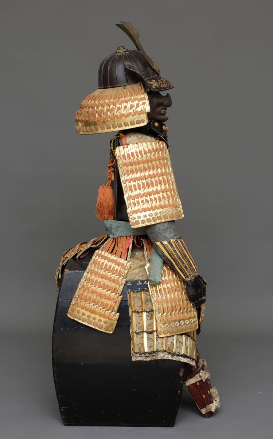 JAPON - Période Meiji (1868-1912). - ARMURE pour poupée yoroi 鎧, traditionnelle…