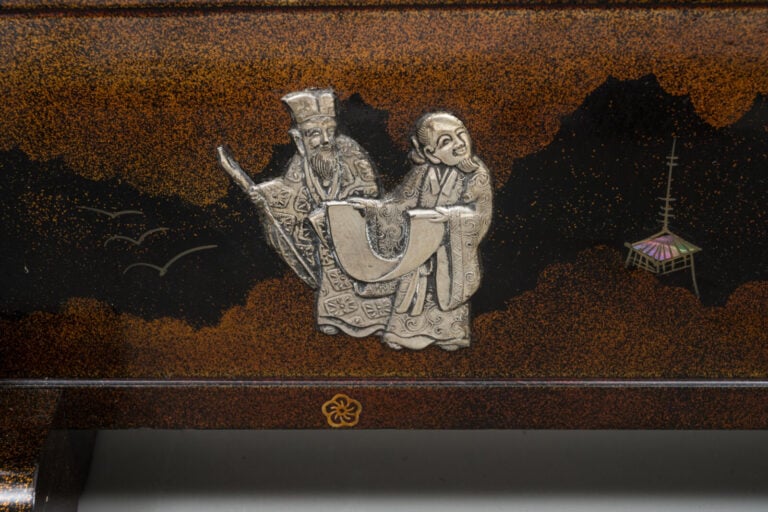 JAPON- Période Meiji (1868-1912) - - Support de sabre katana'kake 刀掛け en bois l…