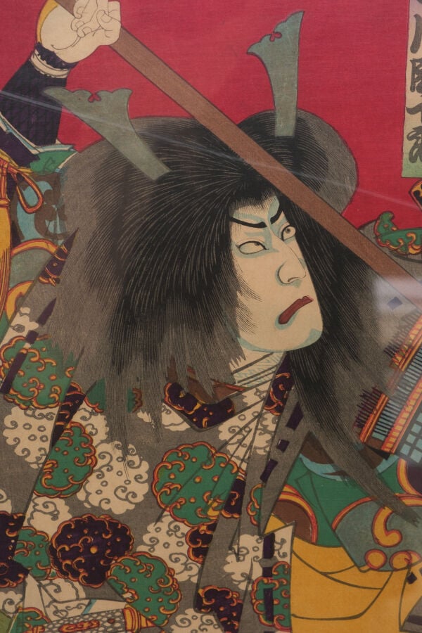 JAPON - Période Meiji, 1885 (Meiji 18), 9 octobre - GRAVURE sur bois japonaise…