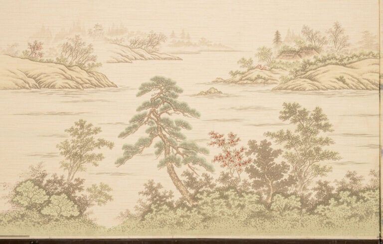 JAPON - Période Taishô (1912-1926) - PARAVENT byôbu 屏風 à deux panneaux, représe…