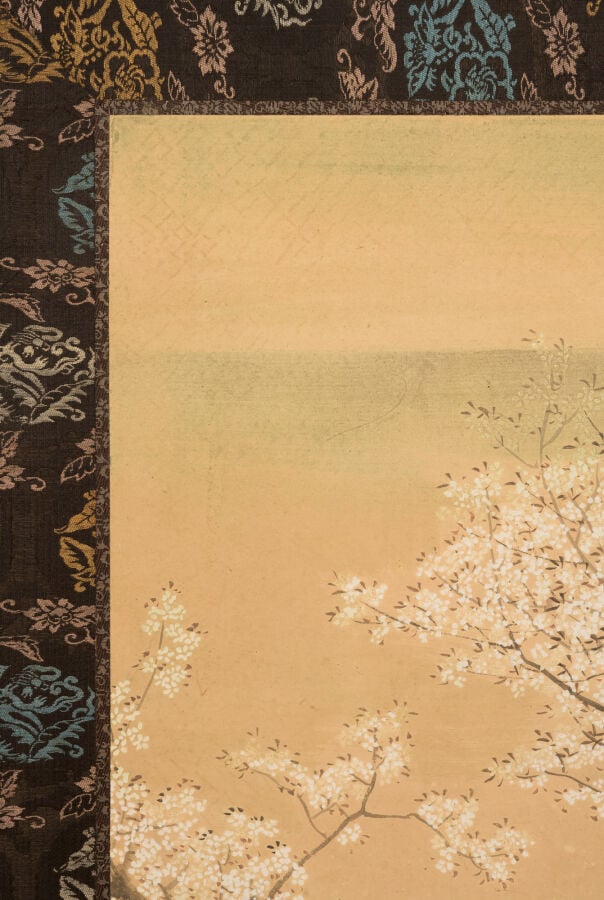 JAPON - Période Taishô (1912-1926) - PARAVENT byôbu 屏風 à deux panneaux, représe…
