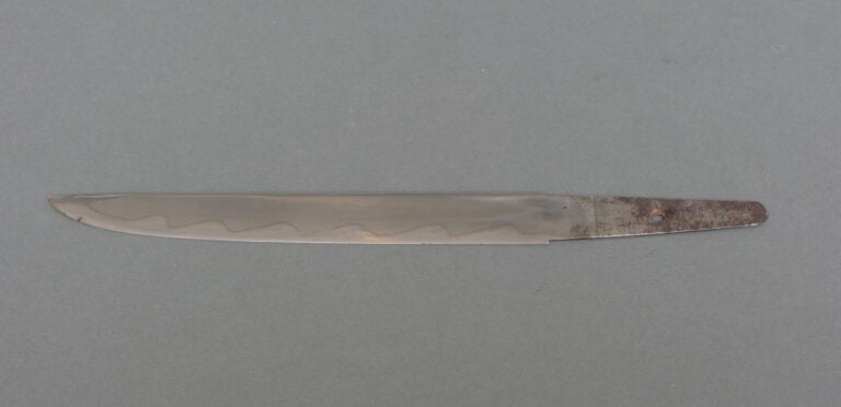 JAPON Probablement de l'époque Meiji (1868-1912). - SABRE Koshirae en laque noi…