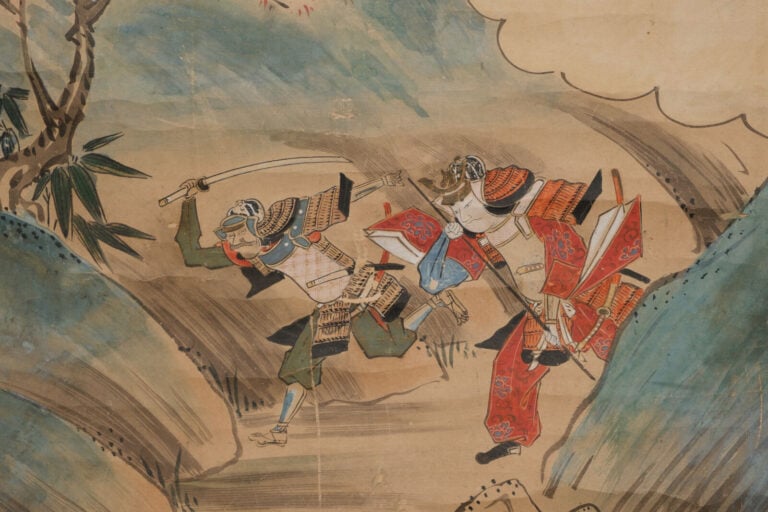 JAPON - ROULEAU suspendu ( kakejiku 掛け軸de Watanabe Kazan 渡辺崋山 (1793-1841), comp…